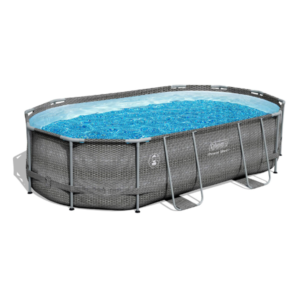 Piscine à armature ovale Coleman avec échelle, 16 pi x 10 pi x 42 po